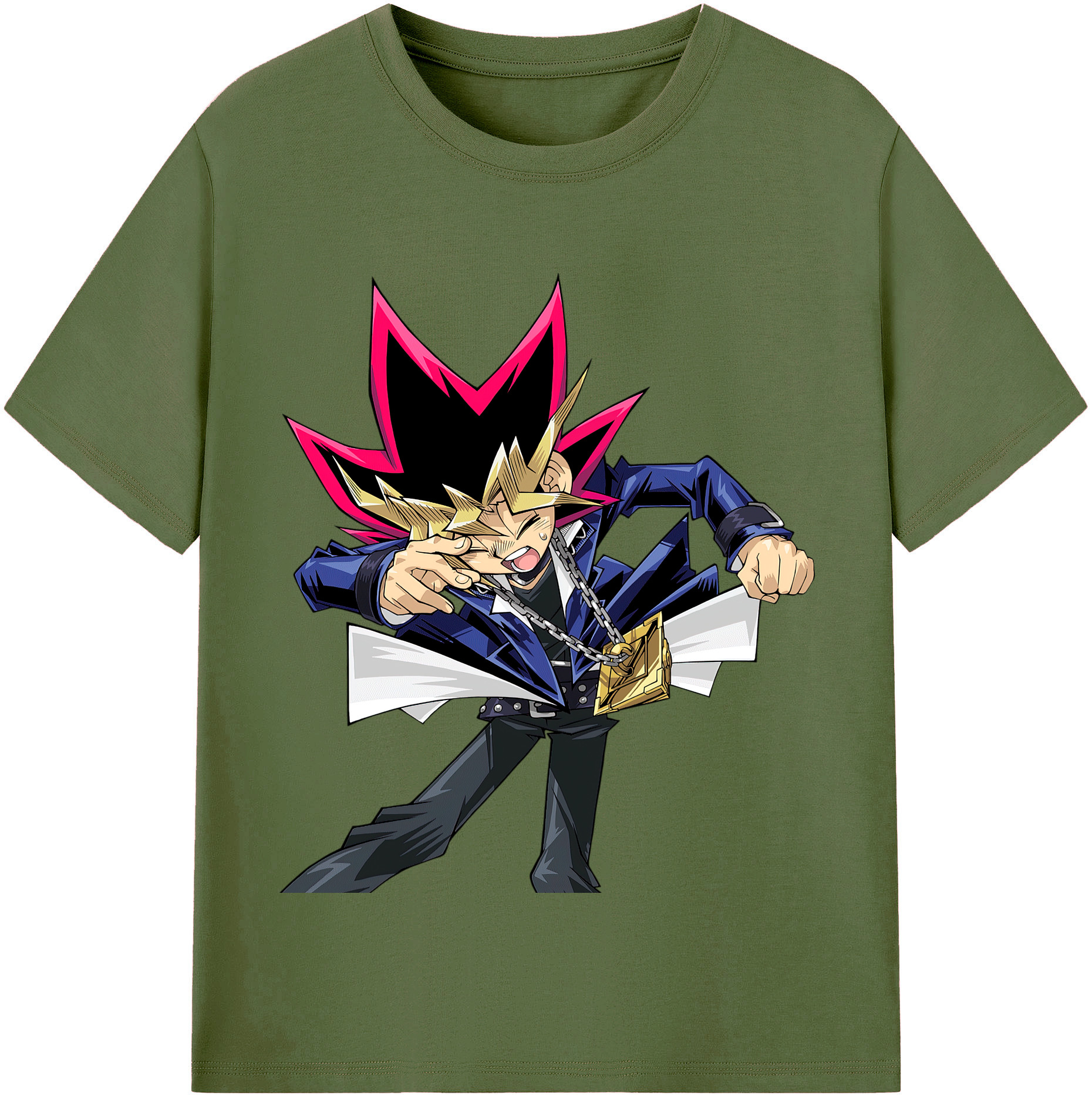 （画像用） 遊☆戯☆王 Yu-Gi-Oh! 綿100％半袖Tシャツ（フロントプリント）